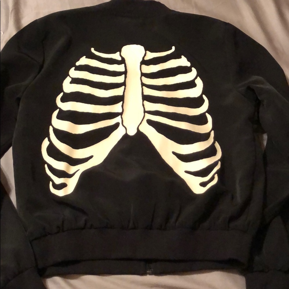 Black bomber jacket